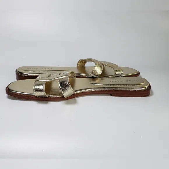Cole Haan Chrisee Women's Sandal in Metallic Gold Size 8 B