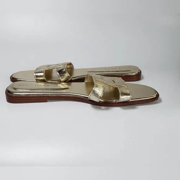Cole Haan Chrisee Women's Sandal in Metallic Gold Size 8 B