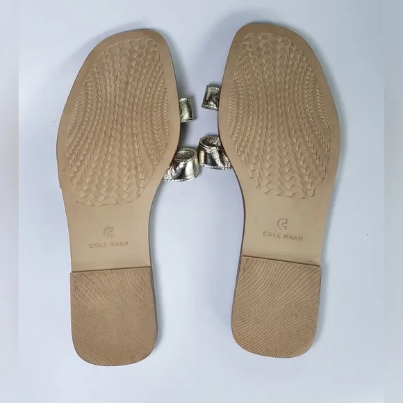 Cole Haan Chrisee Women's Sandal in Metallic Gold Size 8 B