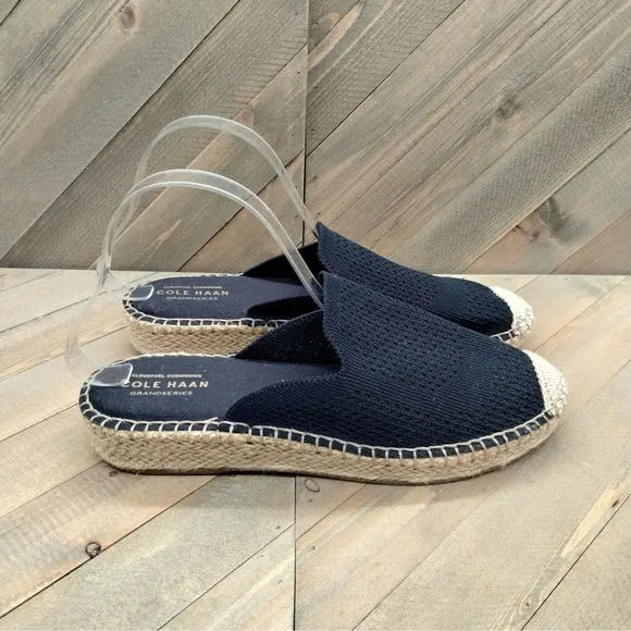 Cole Haan Cloudfeel Stitchlite Espadrilles Womens Size 8 B Slip On Mules Shoes