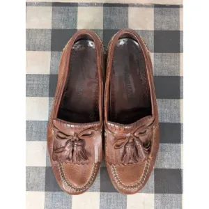 Cole Haan Country Kiltie Tassel Leather Loafers Brown Men's Size 9 1/2 M