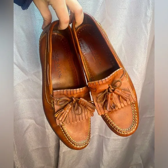 Cole Haan: country loafer in saddle tan
