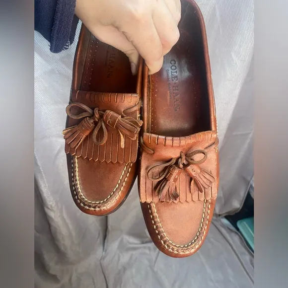 Cole Haan: country loafer in saddle tan