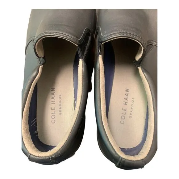 Cole Haan Grand OS Falmouth Slip On Leather Sneakers sz 11 EUC