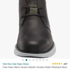 Cole Haan lightweight leather waterproof boots NWT