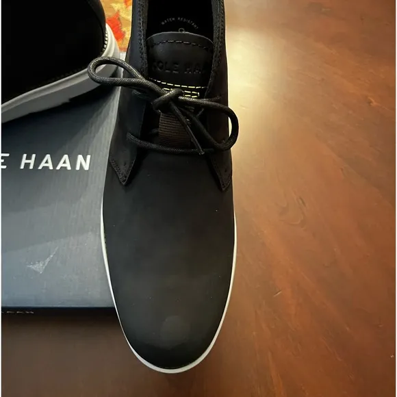 Cole Haan lightweight leather waterproof boots NWT