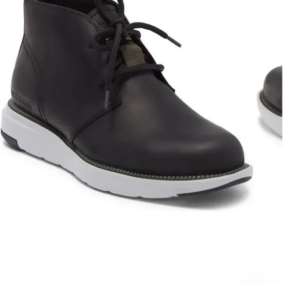 Cole Haan lightweight leather waterproof boots NWT