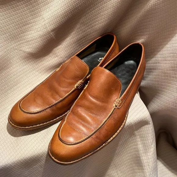 Cole Haan men brown leather loafers, 11