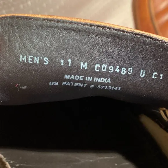 Cole Haan men brown leather loafers, 11