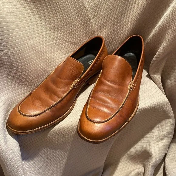 Cole Haan men brown leather loafers, 11