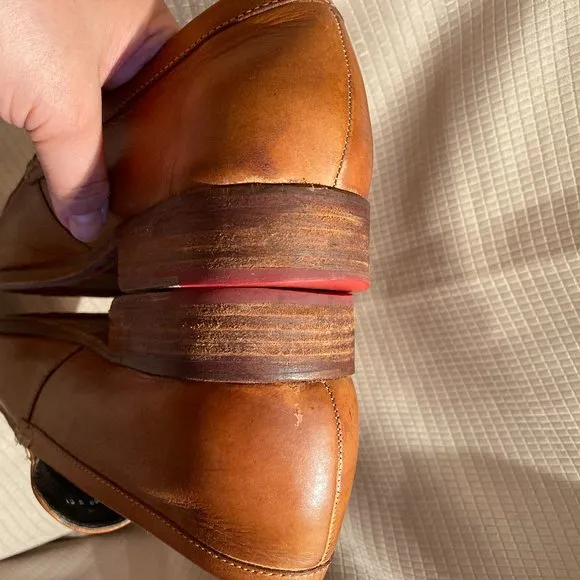 Cole Haan men brown leather loafers, 11