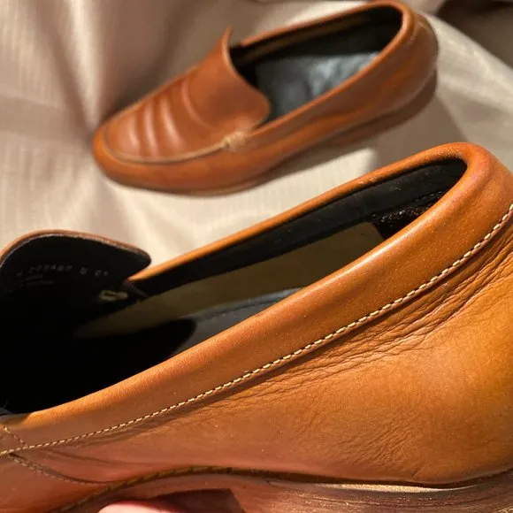 Cole Haan men brown leather loafers, 11