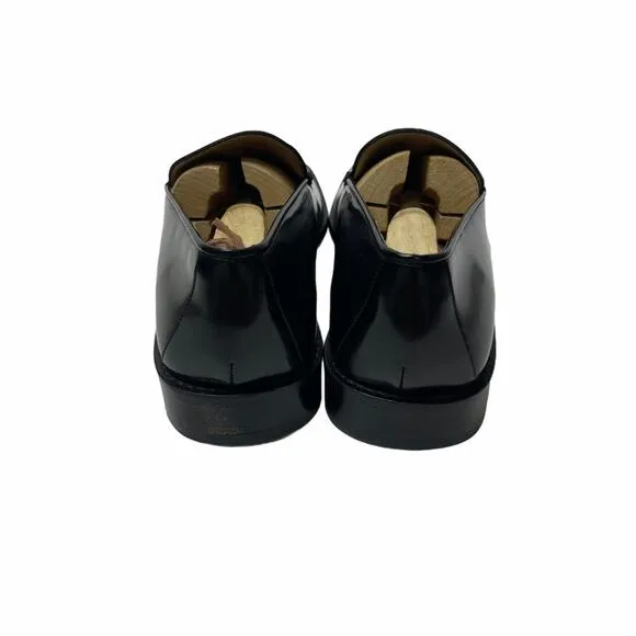 Cole Haan Men Leather Loafers Black Size 8