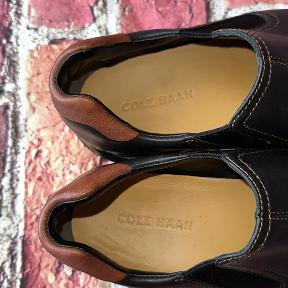 Cole Haan Men Shoe 8.5 Zeno  Slip-On Casual Comfort Leather