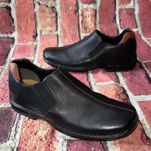 Cole Haan Men Shoe 8.5 Zeno  Slip-On Casual Comfort Leather