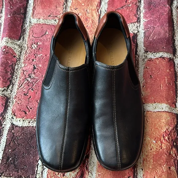 Cole Haan Men Shoe 8.5 Zeno  Slip-On Casual Comfort Leather