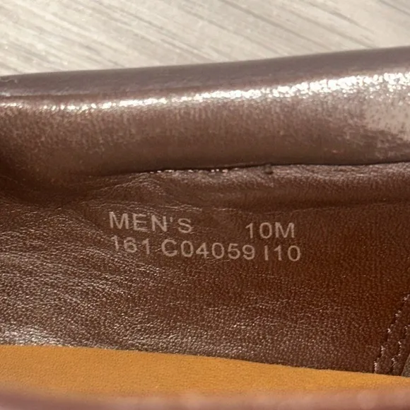 COLE HAAN Men’s Brown Leather Loafers Size 10M