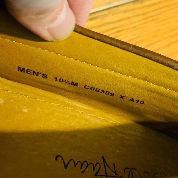 Cole Haan Mens Brown Leather Loafers Size US 10.5 M