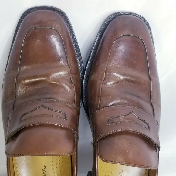 Cole Haan Mens Brown Penny Loafers Size 8.5 Medium