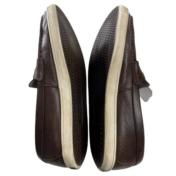 Cole Haan Men's Hyannis Brown Leather Comfort Penny Loafers Size 10M (C26467)