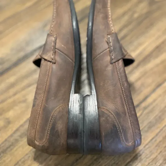 Cole Haan Men’s Leather Penny Loafers Brown Size 9 Preppy Casual Classic Comfort