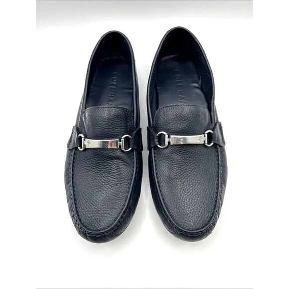 Cole Haan Mens Shoes Sz 11 Horse-Bit Driving Loafers Blue Preppy Old Money