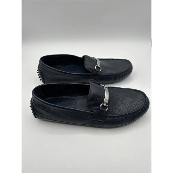 Cole Haan Mens Shoes Sz 11 Horse-Bit Driving Loafers Blue Preppy Old Money