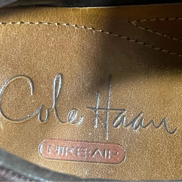 Cole Haan Nike Air Collab Genuine Leather Men's Casual Slip on Loafers Size 8