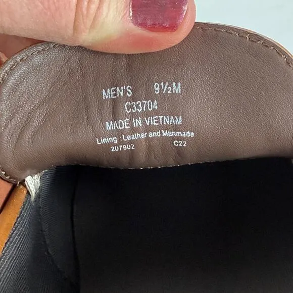 Cole Haan Osborn Grand Penny Loafers Mens 9.5 British Tan Leather Slip-On Oxford