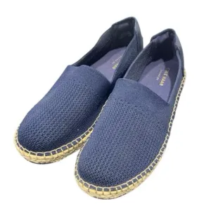 Cole Haan Pinch Grand 95 Navy Blue Knit Espadrilles Slip-On Shoes Size 9 B