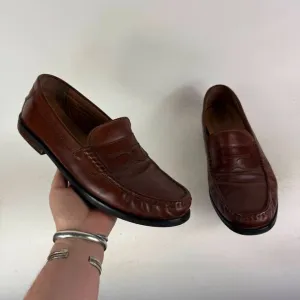 Cole Haan Pinch Penny Loafers Men's 11.5 Brown Slip-On Low Top Classic Casual