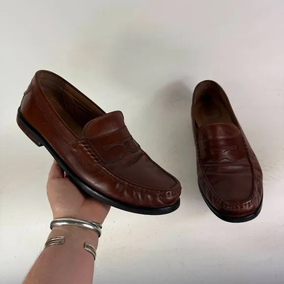 Cole Haan Pinch Penny Loafers Men's 11.5 Brown Slip-On Low Top Classic Casual