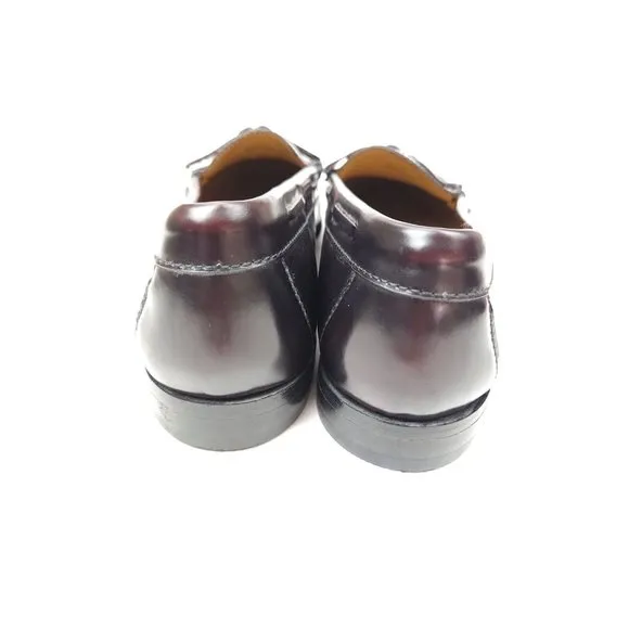 Cole Haan Pinch Shawl Bow Mens Size 11.5 D Leather Tassel Loafers C02692