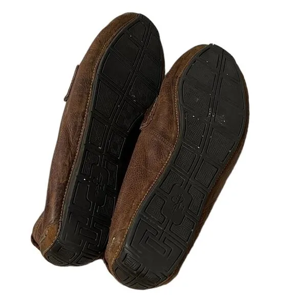 Cole Haan Somerset Brown Leather Slip on Casual Driving Loafers Size 12