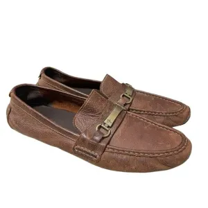 Cole Haan Somerset Brown Leather Slip on Casual Driving Loafers Size 12