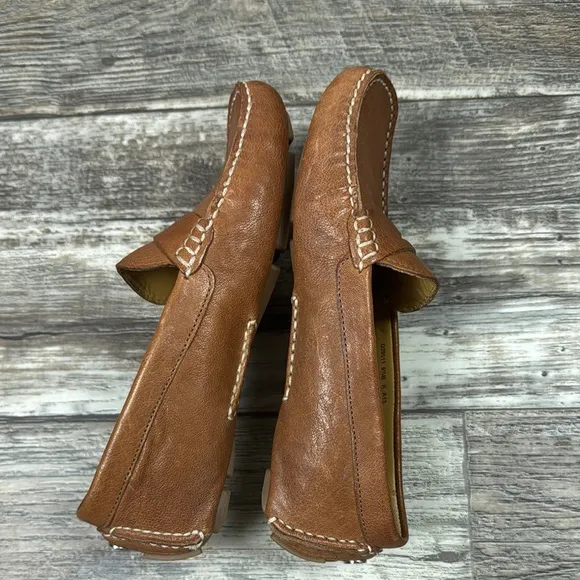 🌟COLE HAAN 🌟Women 🌟Brown Leather Loafers, Size 6.5B
