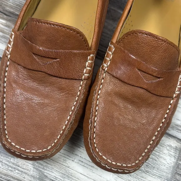 🌟COLE HAAN 🌟Women 🌟Brown Leather Loafers, Size 6.5B