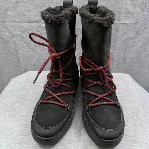 Cole Haan Women's Grand 360 Cloudfeel Waterproof Snow Boots Black Size 7.5 TO 8