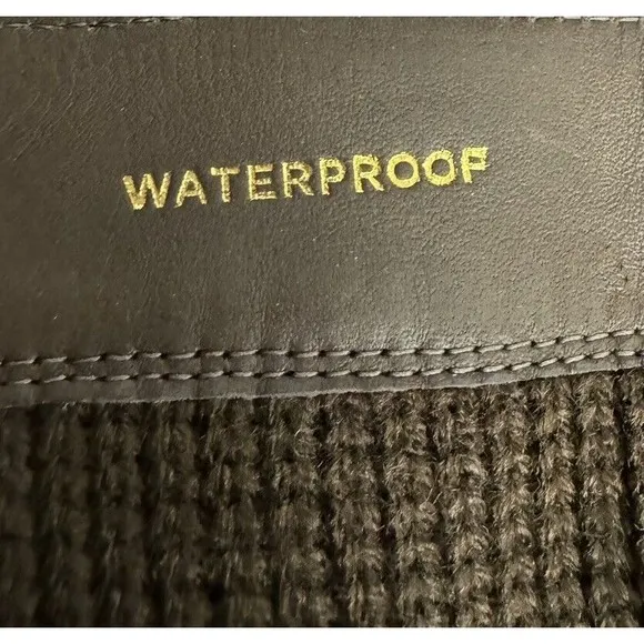 Cole Haan Women's Size 9B Brown Suede Wedge Waterproof Boots #D11 D35459 - NWOB