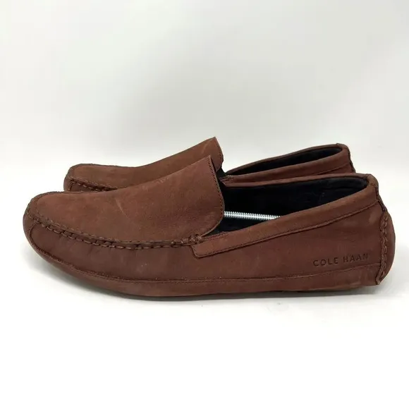 Cole Haan Wyatt Venetian Driving Loafer Brown Slip On Style C35786 Men’s Size 10