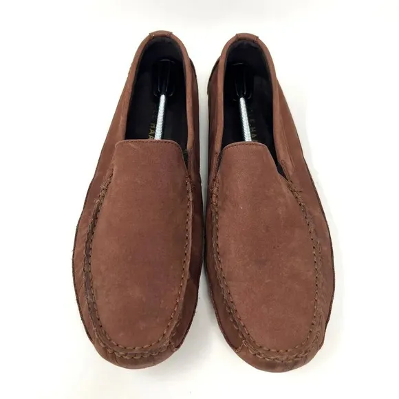 Cole Haan Wyatt Venetian Driving Loafer Brown Slip On Style C35786 Men’s Size 10