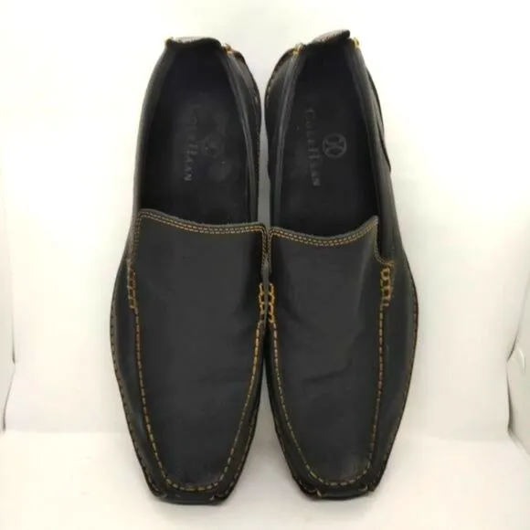 Cole Haan Air‎ Soles Black Leather Loafers Moccasins Men's Size 9.5 M Casual
