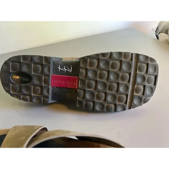 Cole Haan/Nike Air mens leather slides 11 sandel vacation resort beach
