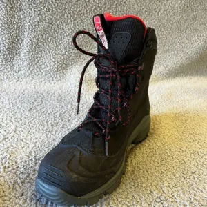 Columbia 200 Gram Boots Womens 9.5 Black TechLite Omni Grip Waterproof Omni Heat