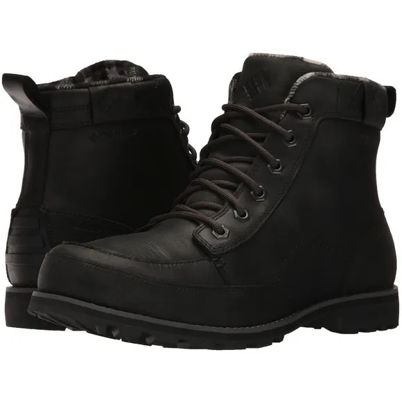 COLUMBIA Leather Chinook Waterproof Chukka Boot Sz 11.5 Black