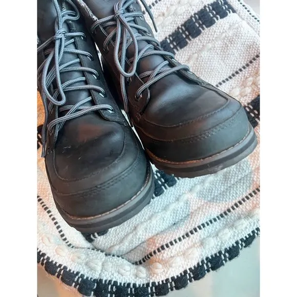 COLUMBIA Leather Chinook Waterproof Chukka Boot Sz 11.5 Black