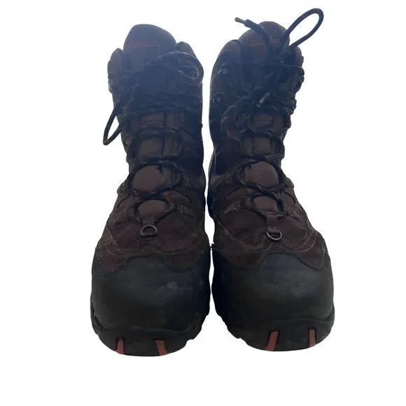 Columbia Waterproof Outdoor Work Boots Durable Suede And Rubber Traction Sole