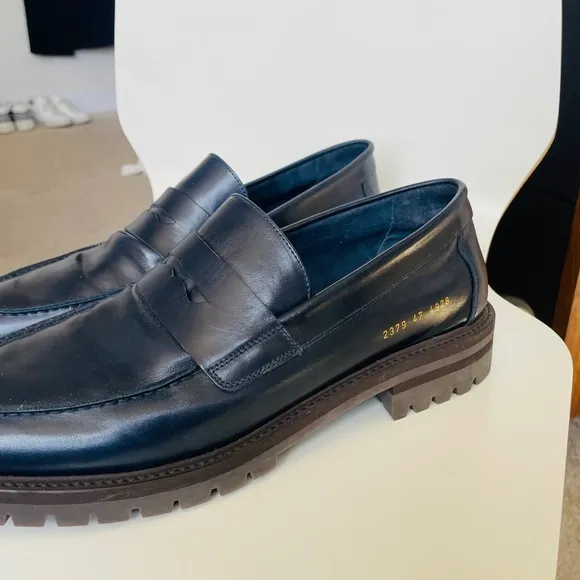 Common projects navy blue loafers MENS size 47