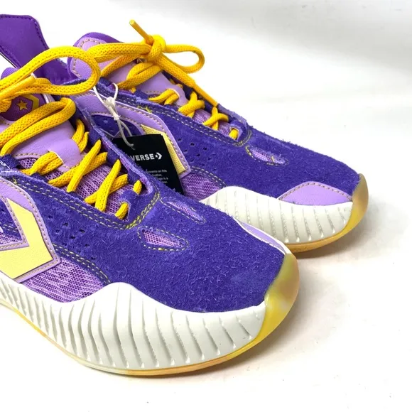 Converse BB Prototype CX Basketball Violet Mesh Suede Mid Sneakers Women A03695C