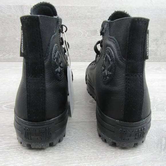 Converse Chuck Taylor AS City Trek Waterproof Boots Women's Size 7.5 Black NEW